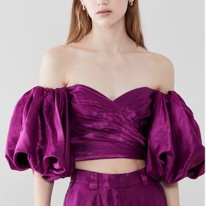 AJE Gracious Off Shoulder Top